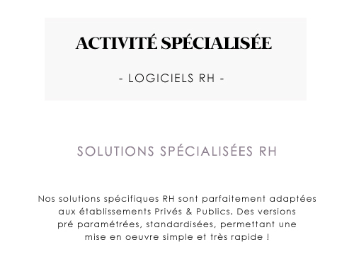 activité édition de logiciels ressources humaines sirh