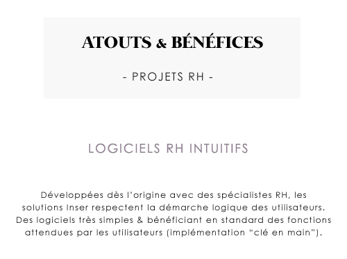 bénéfices mise en oeuvre logiciels RH